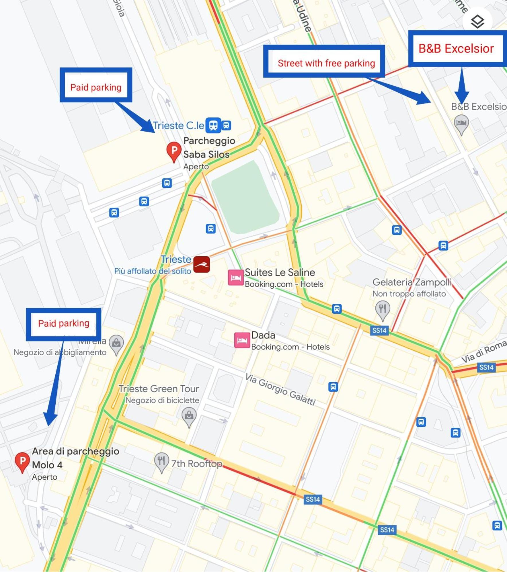 B&B Excelsior Trieste Ngoại thất bức ảnh
